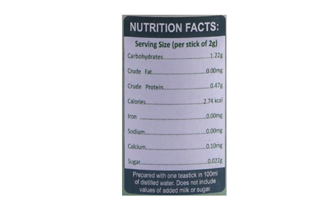 Crave Natura Green Tea Sticks    Container  40 grams